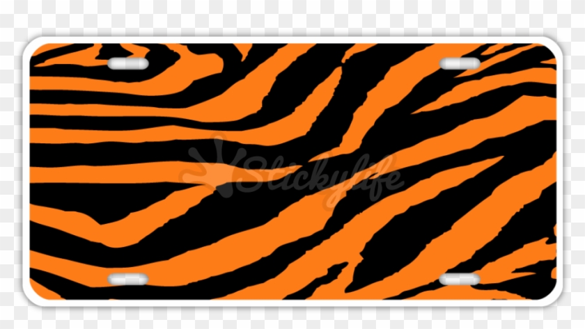 Tiger License Plate - Vehicle Registration Plate #438413