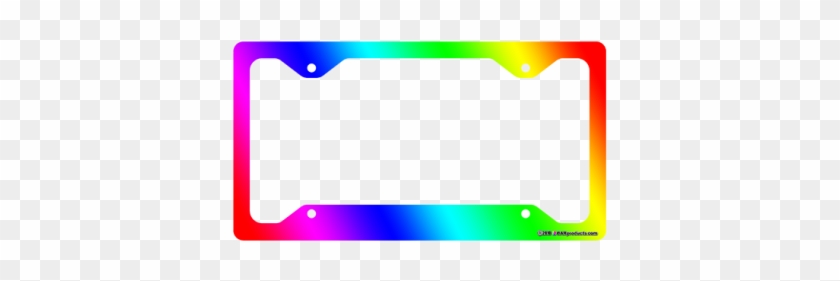 Rainbow Licese Plate Frame #438443