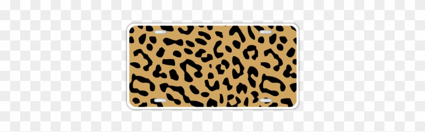 Leopard License Plate - Airsick Stencils Leopard Print Airsick Airbrush Stencil #438494
