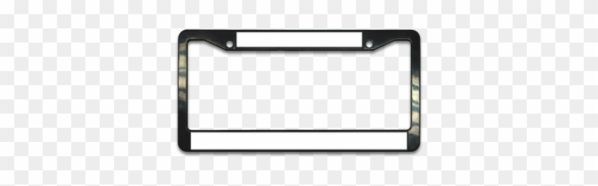 Black Plastic License Plate Frame - License Plate Frame #438502