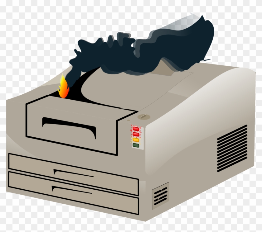 Printer Laser Printing Clip Art - Printer Laser Printing Clip Art #438540