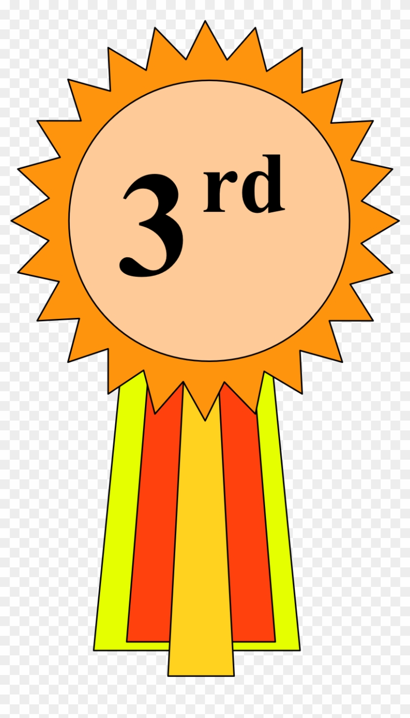 3rd Place Ribbon - 3rd Place Ribbon Clip Art Transparent #438639