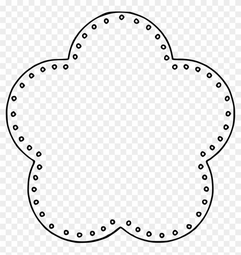 Circle Clipart Black And White - Clipart Round Template #438686