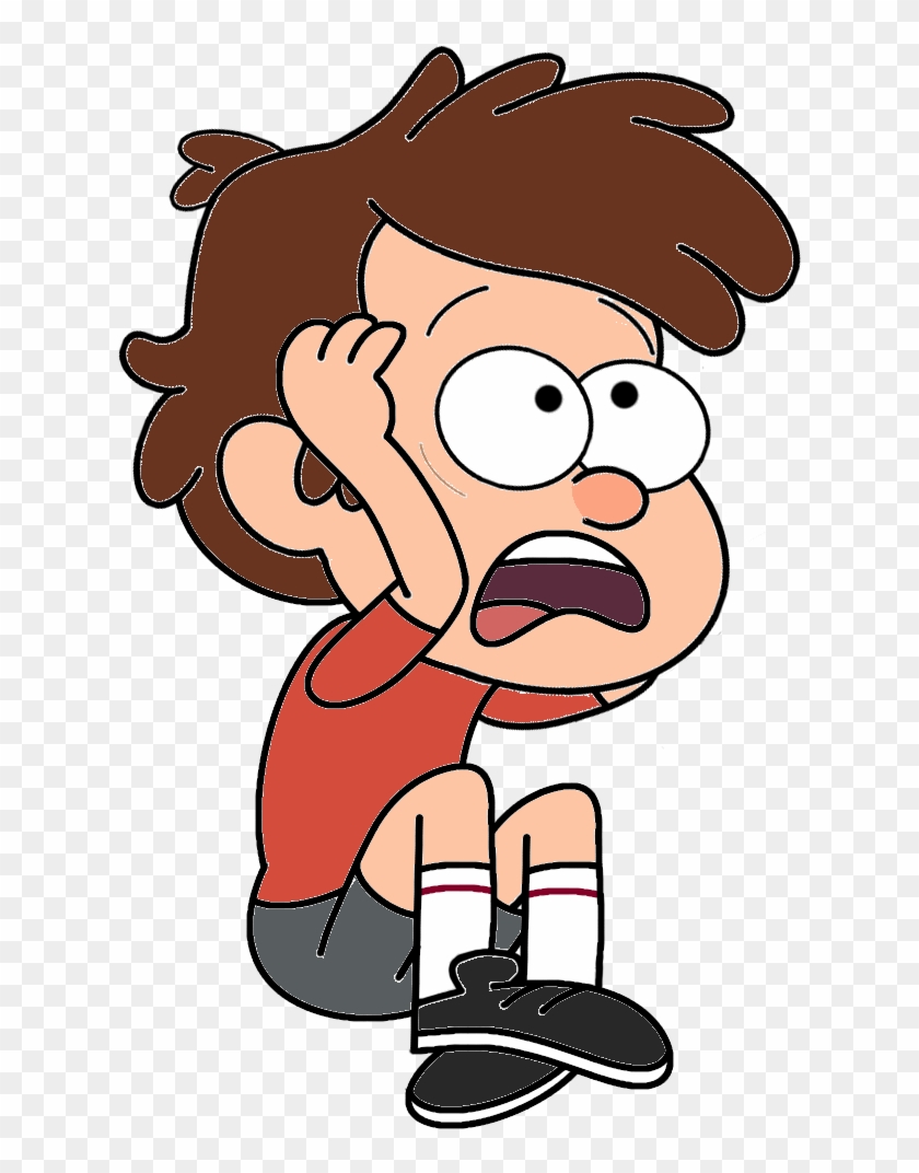 Scared Dipper~colored Version By Rubyg242 - Clip Art #438758