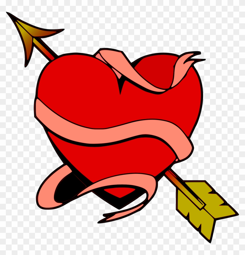 Corazón Flechado - Corazon Con Una Flecha #438779