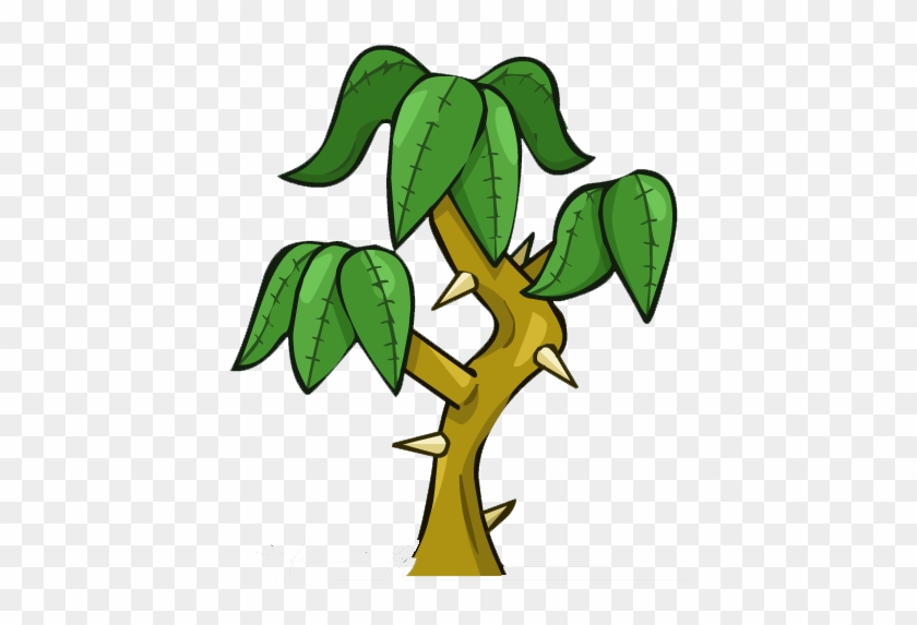 Thorn Tree - Cartoon Thorn Tree - Free Transparent PNG Clipart Images  Download