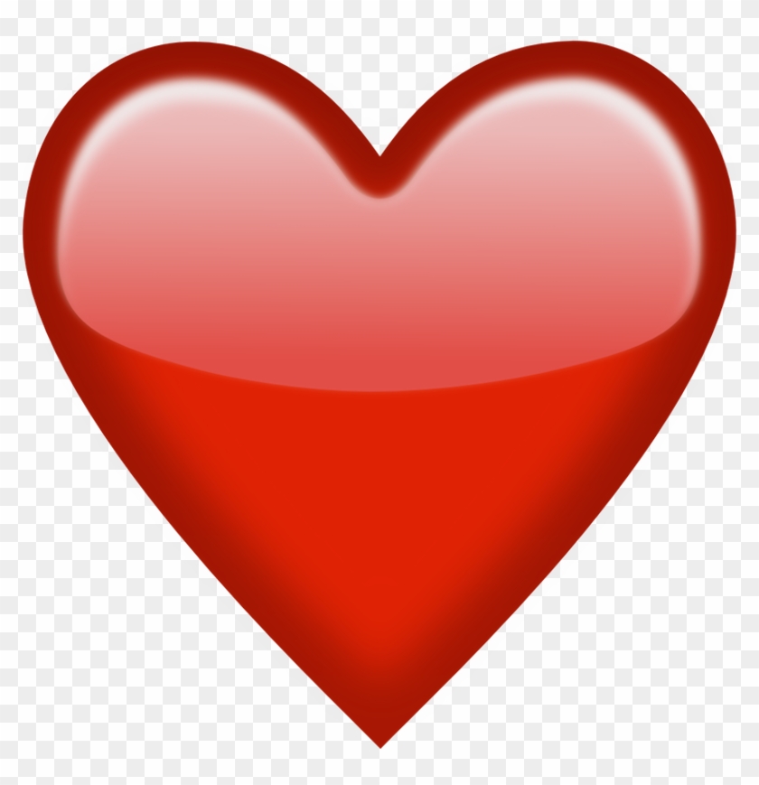 Emoji Emojisticker Whatsapp Picsart Corazon Kokoro - Red Heart Emoji Png #438827