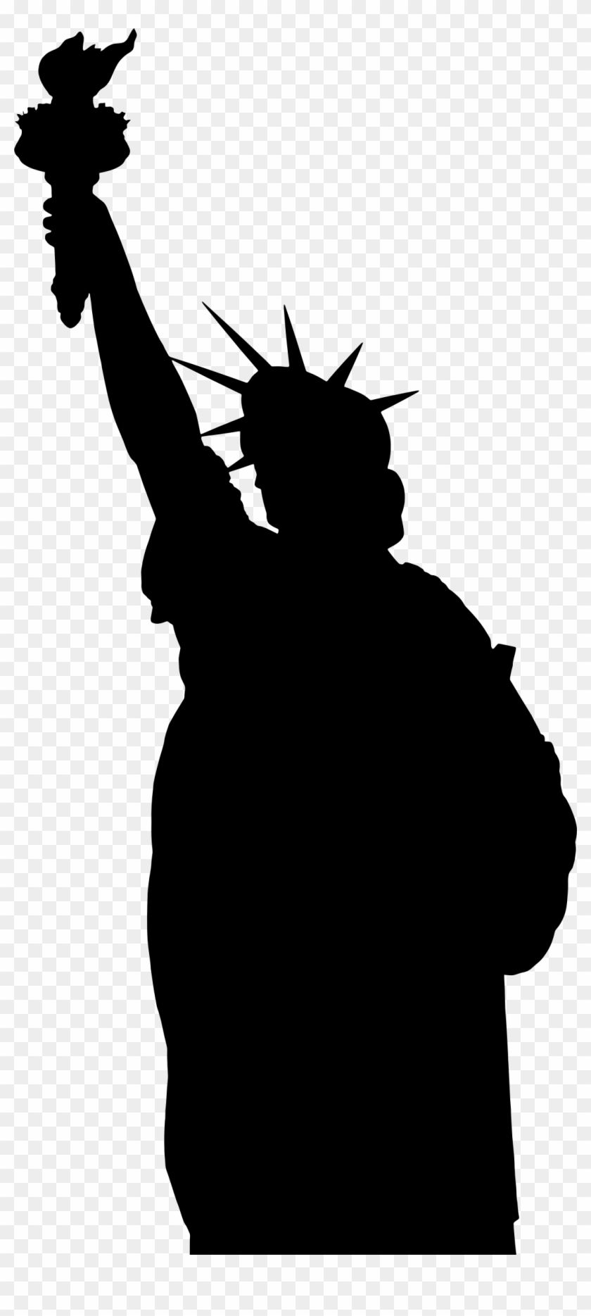 Statue Of Liberty Silhouette - Statue Of Liberty #439077