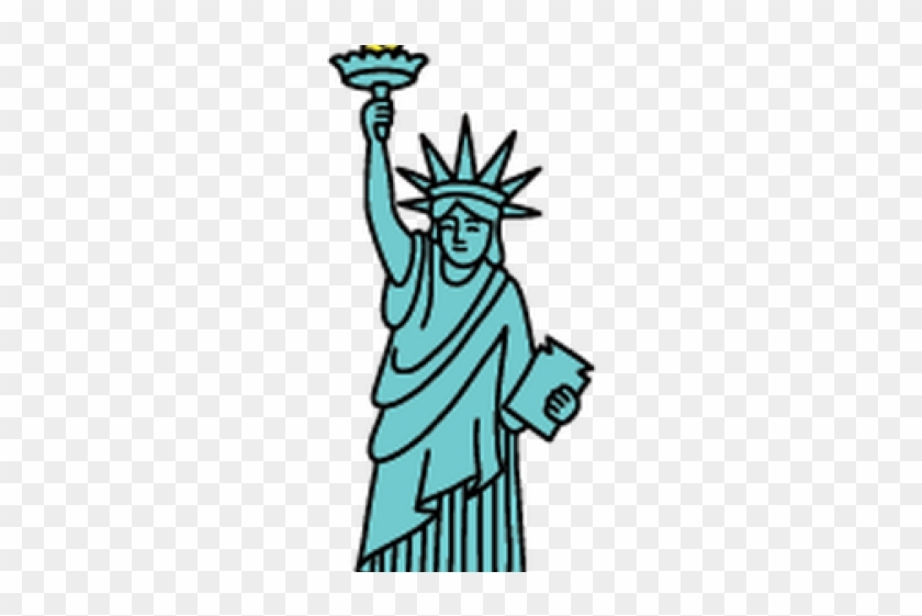 Statue Of Liberty Clipart Landmarks - Statue Clipart #439101