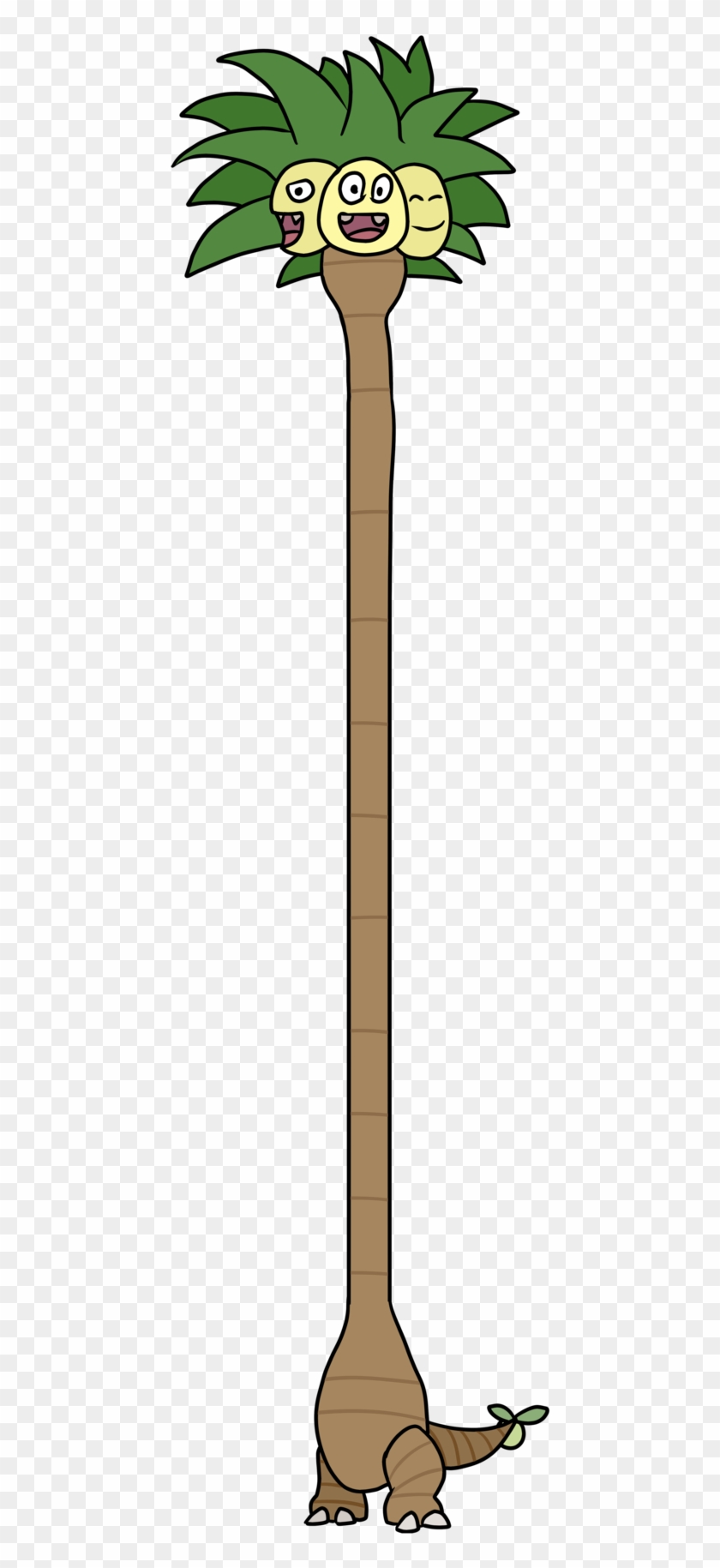 Alolan Exeggutor By Mariosonic500 - Alolan Exeggutor Clear Gif #439249