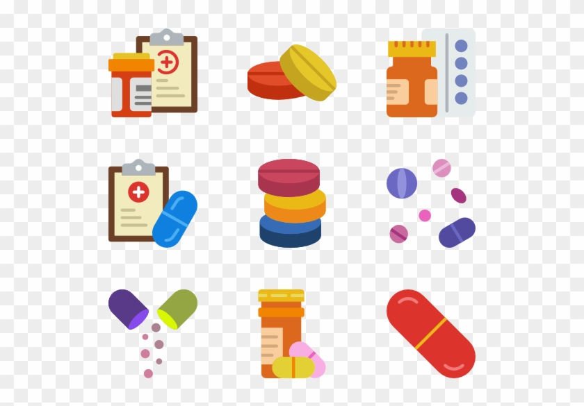 Meds & Drugs 70 Icons - Pharmaceutical Drug #439268