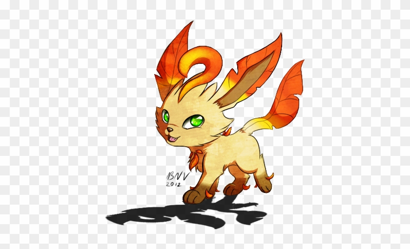 Autumn Leafeon Chibi By Princeofpride - Chibi Leafeon #439361