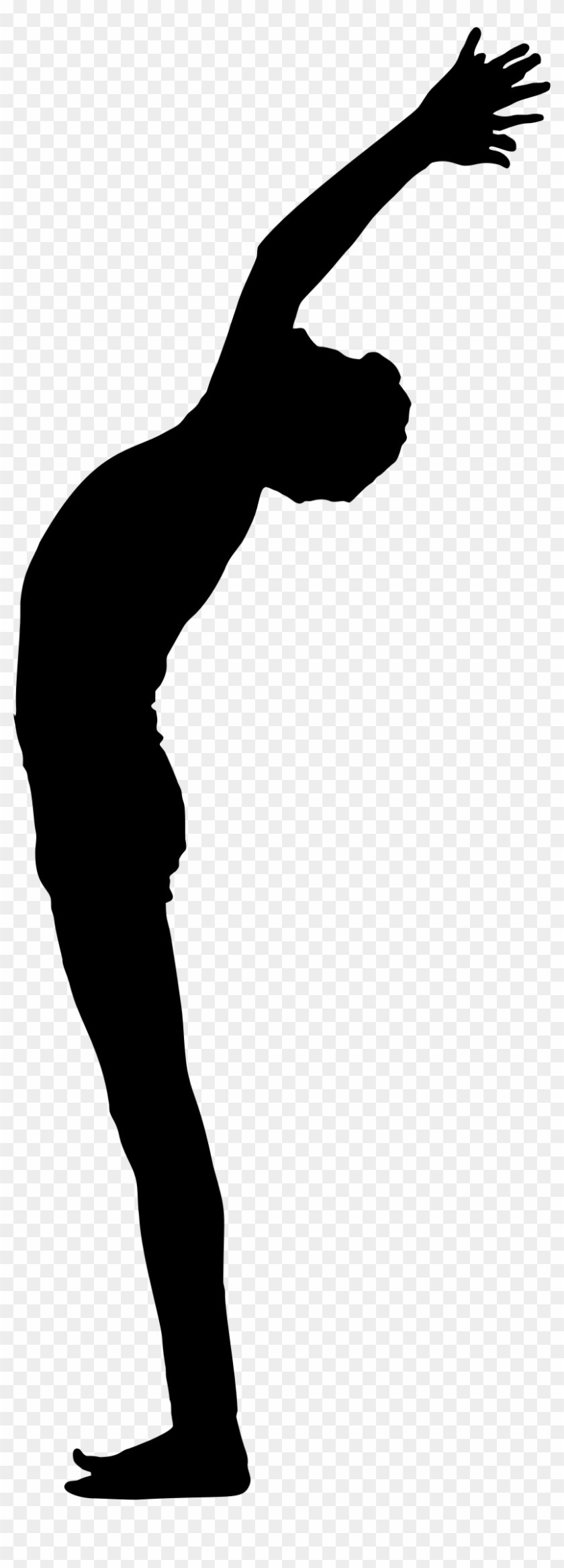 Big Image - Yoga Pose Silhouette Male #439490