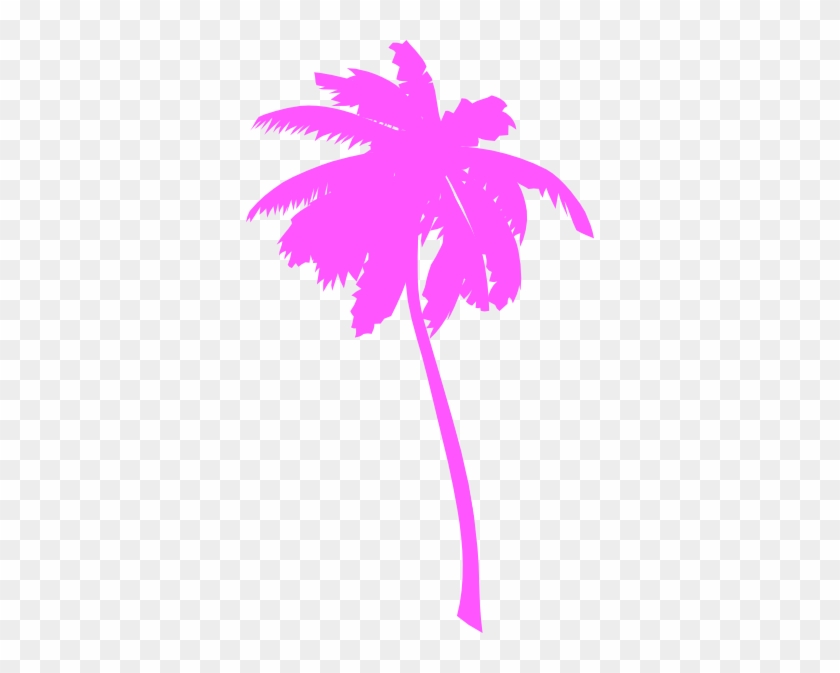 Purple Coconut Tree Clipart #439493