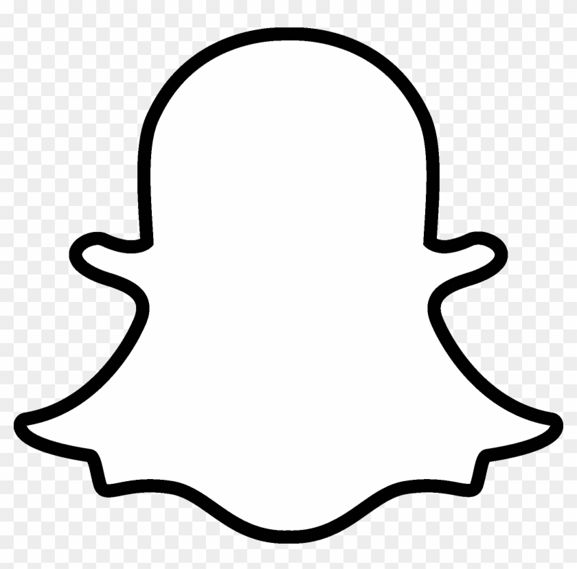 Snapchat Logo [snapchat - Snapchat Ghost Black And White #439509