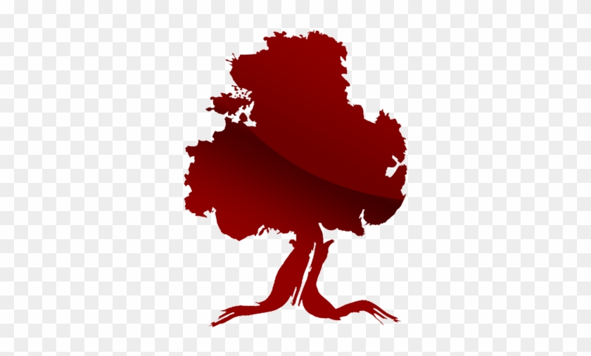 Red Tree Clipart - Illustration #439523