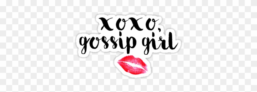 Xoxo Gossip Girl Sticker - Lips Kiss #439568