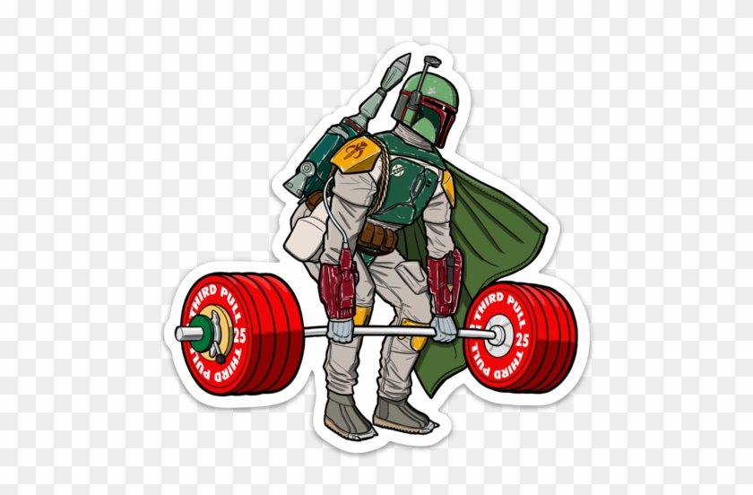 Barbell Hunter Pull Sticker - Barbell Hunter Pull Sticker #439685