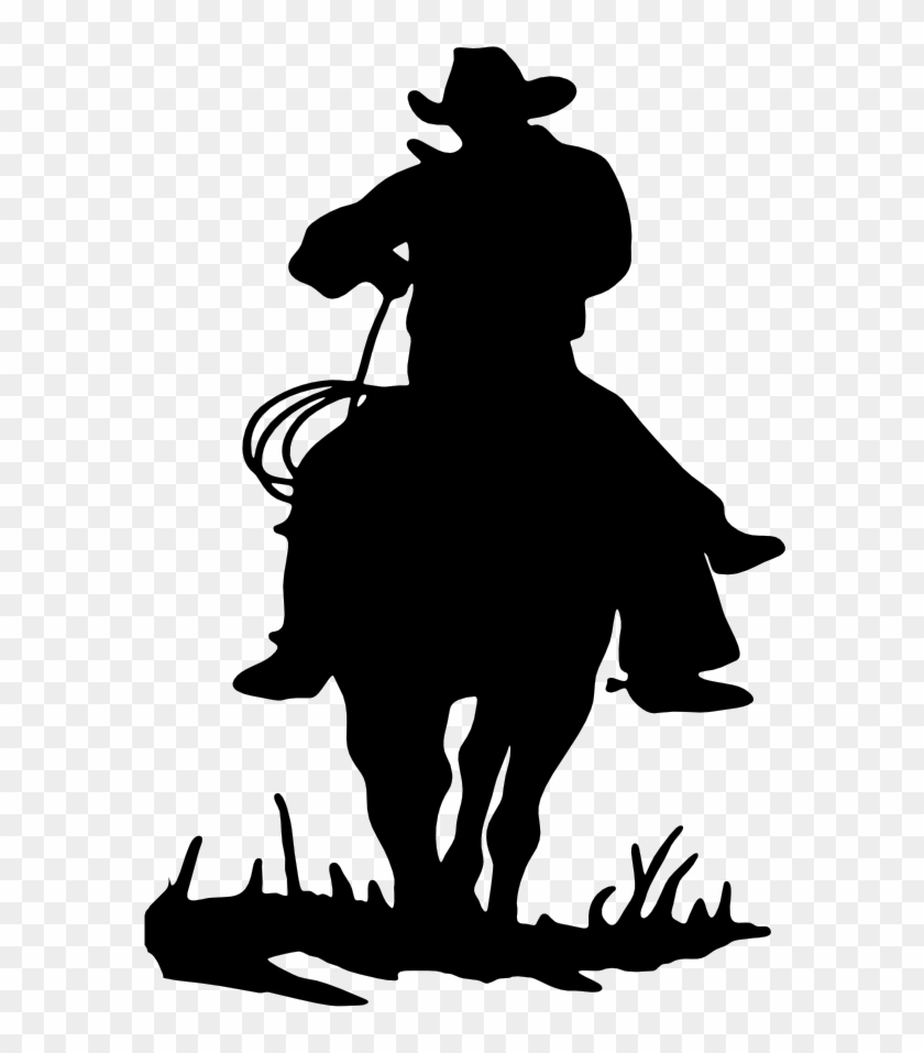 Publicat De Eu Ciresica La - Cowboys On Horses Silhouette #439693