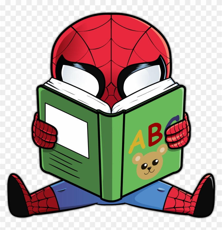 Author Comments - Spiderman Reading Clip Art #439702
