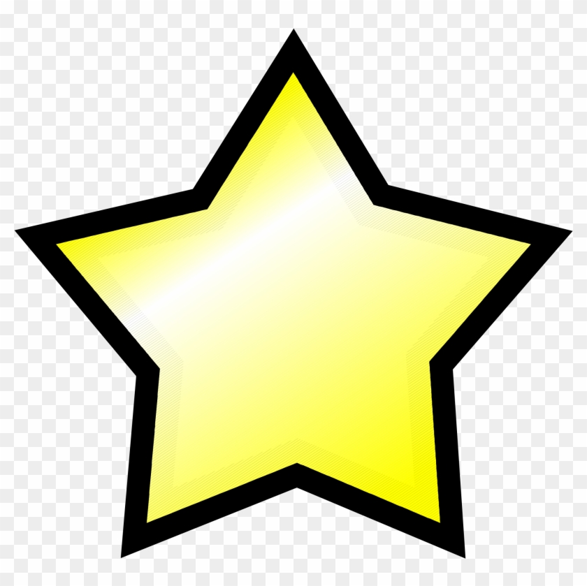 Rounded Outline Star Png #439804