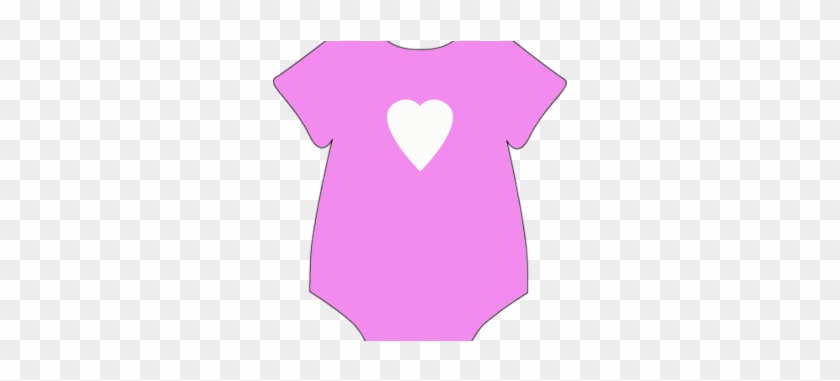 Clip Art Baby Girl Onesies Uk Da - Onesie With Heart Clipart #439860