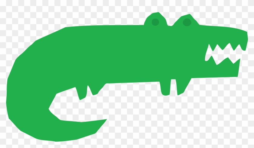 Big Image - Alligator Silhouette Png #439949