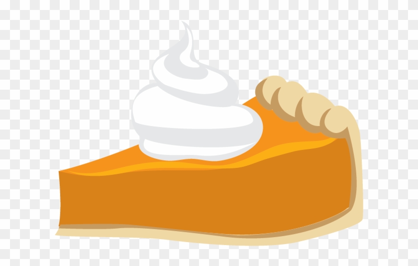 Slice Of Pumpkin Pie Cartoon And Then The Presentation - Cake - Free  Transparent PNG Clipart Images Download