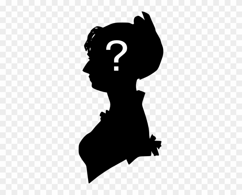 Missing Clip Art - Old Woman Face Silhouette #440087