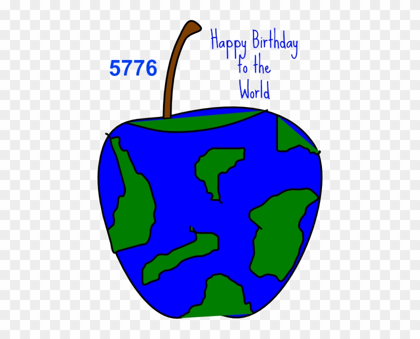 Happy Birthday World - Clip Art #440136