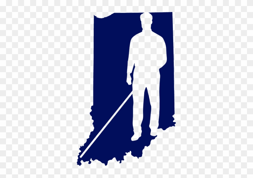 American Council Of The Blind Of Indiana Seeing The - State Of Indiana Flag #440142