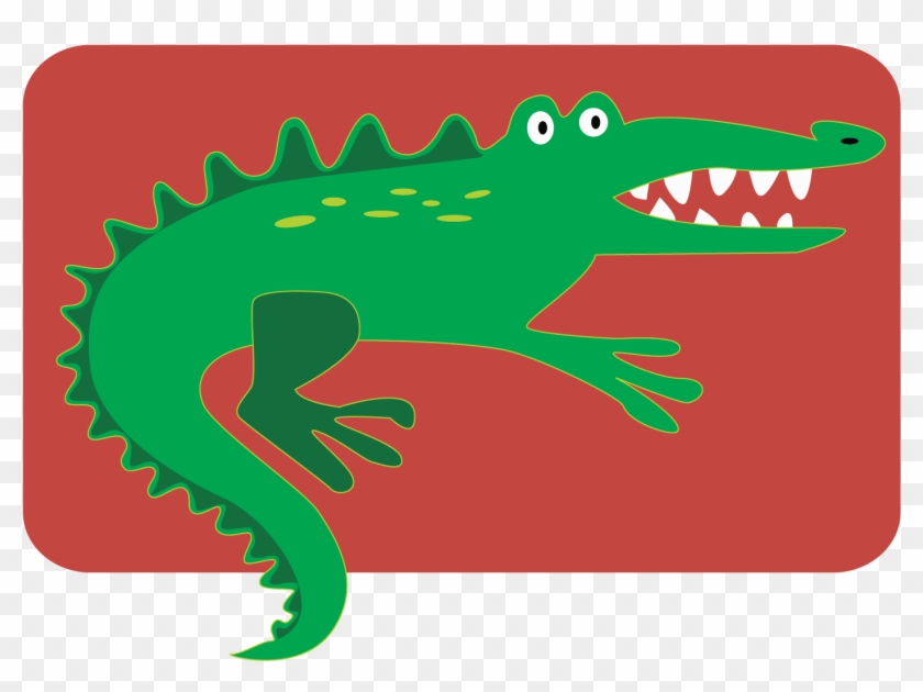 Fun Alligator Vector Clip Art - Clip Art #440145