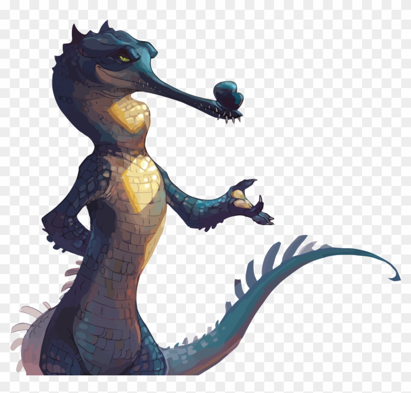 Crocodile Gharial Illustration - Crocodile Gharial Illustration #440369