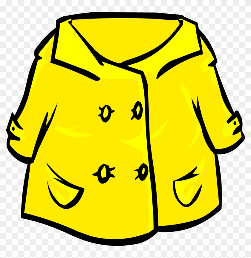 Yellowraincoatold - Yellow Raincoat Clipart #440285