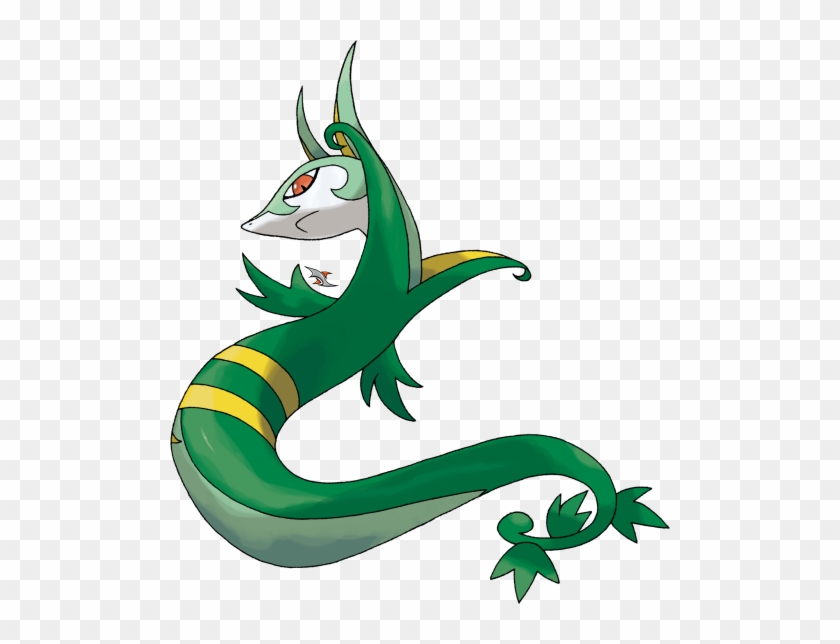 Generation Vi Starter - Pokemon Serperior Render #440291