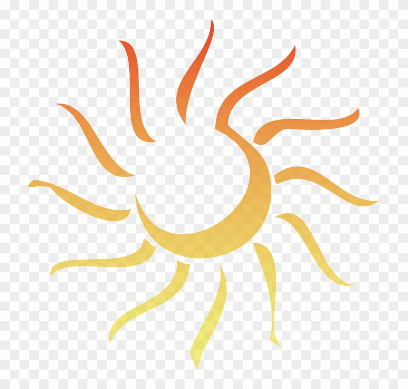 Sun Rays Clipart 7, Buy Clip Art - Sun Abstract Png #440349