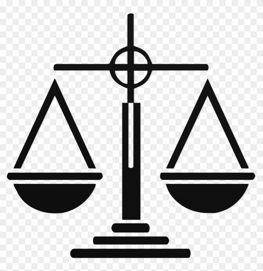 Justice Black And White 914230 1280 - Scales Of Justice Clip Art #440611