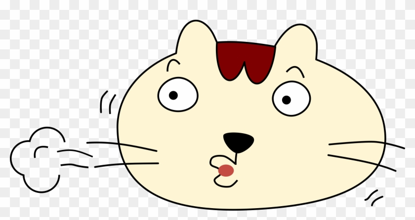 Relieved Cat - Clip Art #440652