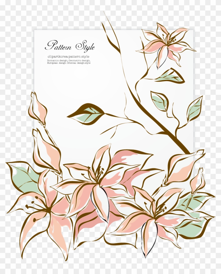 Flower Painting Illustration - Flower Painting Illustration #440781