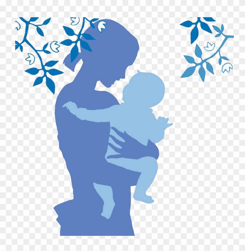 Silhouette Mother Cartoon Illustration - Child - Free Transparent PNG  Clipart Images Download