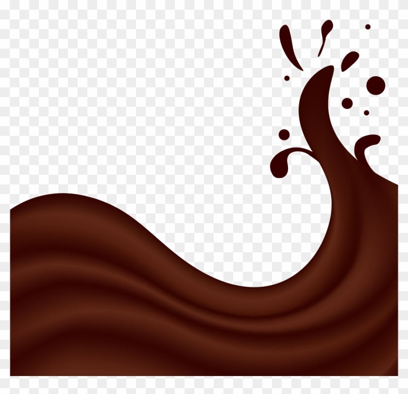 Fondue Chocolate Bar Euclidean Vector - Choclate Splash Png #440799
