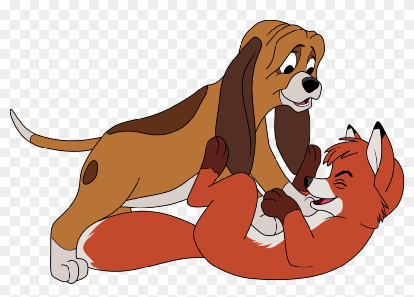 Fox And The Hound Cartoon - Free Transparent PNG Clipart Images Download