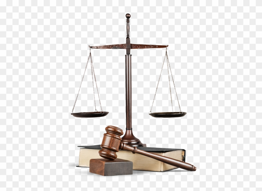 Gavel, Books And Scales Of Justice - Justitie Weegschaal #441008