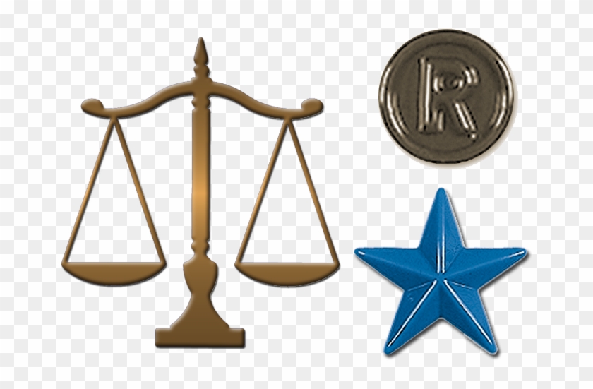 Scales Of Justice, Prismatic Star, Registered Mark - Scales Of Justice Symbol #441025