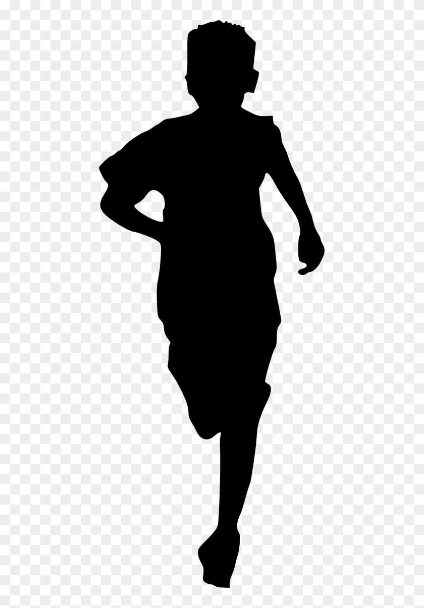 Free Download - Man Running Silhouette #441058