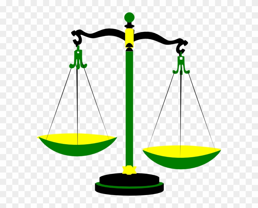 Scales Of Justice Clip Art #441057