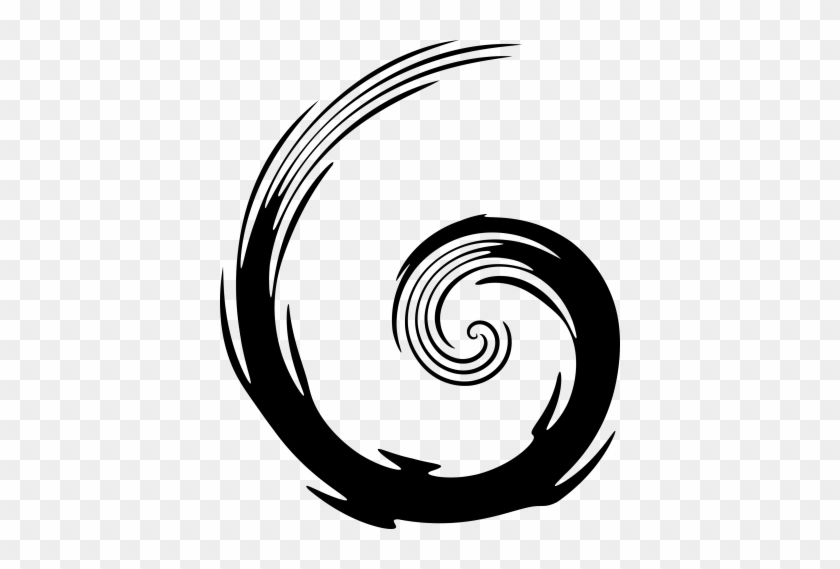 Black Swirl Clipart Png Images - Swirl Clip Art #441106