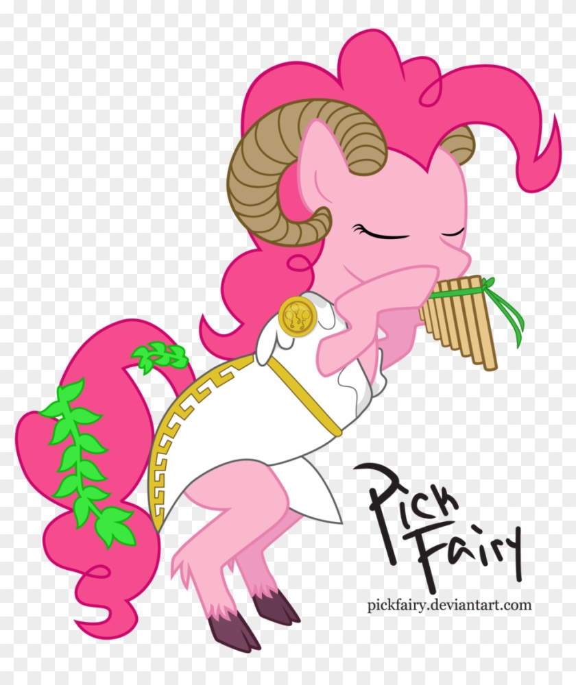 Pf's Greek Ponies~ Pinkie Pie Pan~ By Pickfairy - Illustration #441203