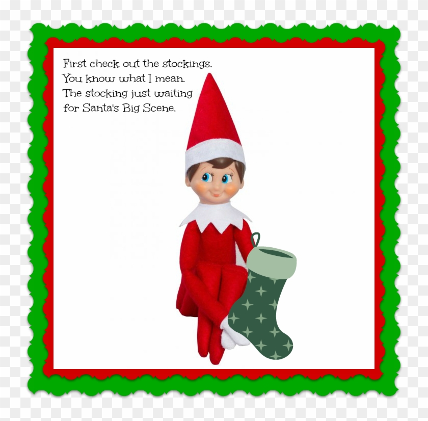 Next Hand Off This First Qr Code Clue - Blonde Elf On The Shelf #441206