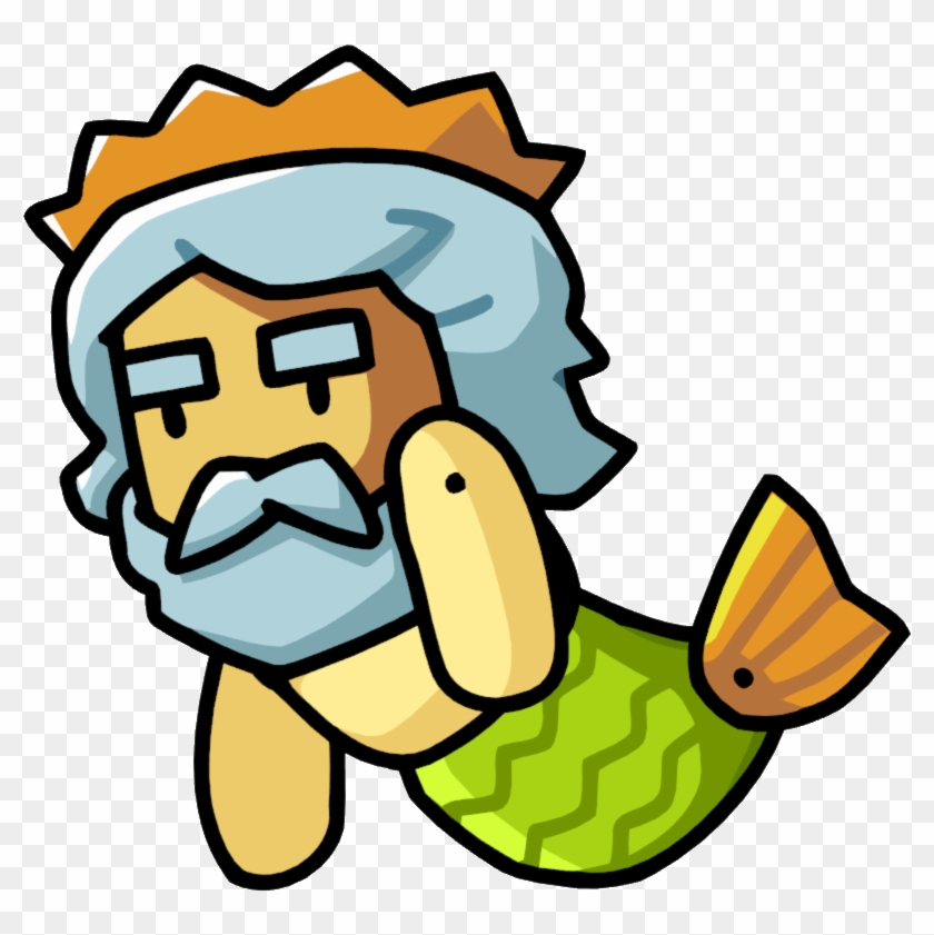 Poseidon - Poseidon Greek God Cartoon #441211